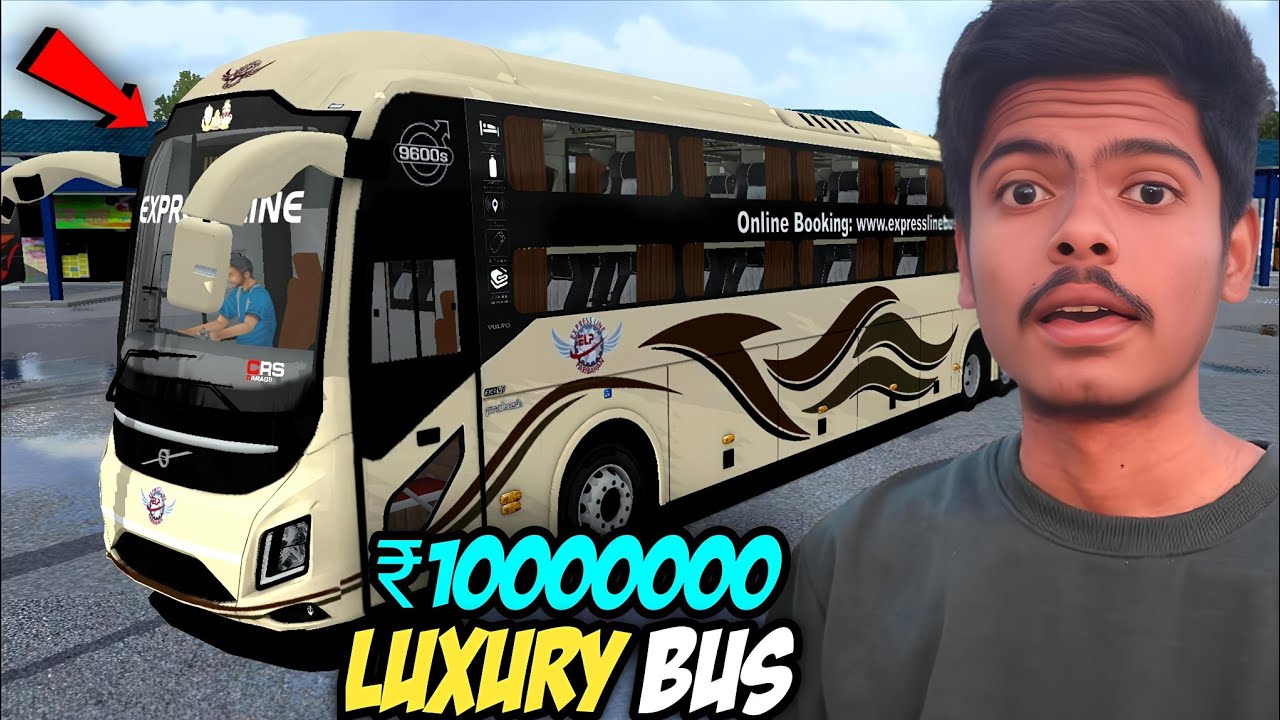 1 CRORE LUXURY BUS JOURNEY IN BUS SIMULATOR INDONESIA 
