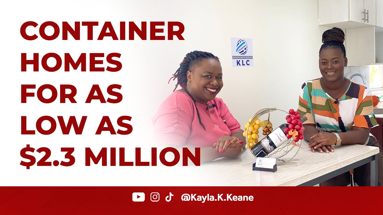 Container homes in Jamaica| 2.3 million and higher| Kayla.K.Keane