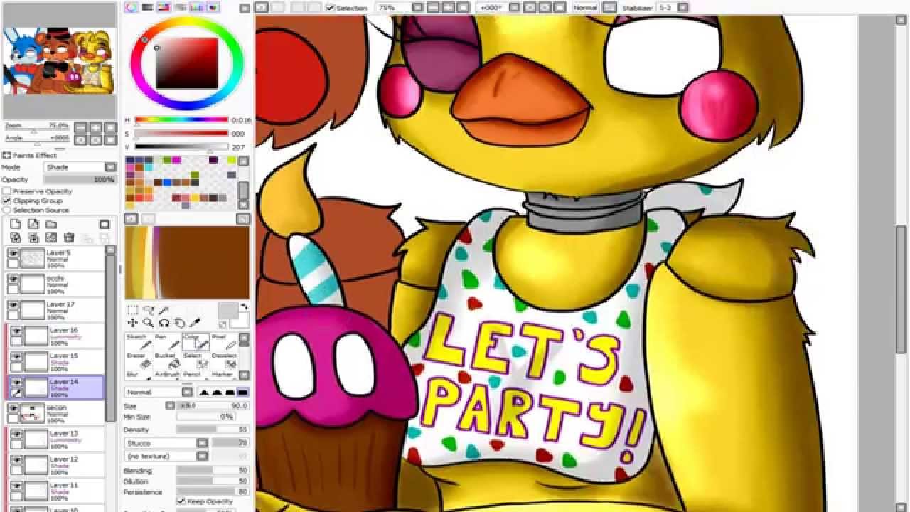 Speedpaint - The show must go on (CAM 09) FNAF 2
