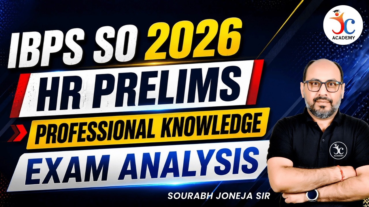 IBPS SO HR Prelims Exam Analysis | IBPS SO HR 2026 | IBPS SO HR Officer 2026 | Sourabh Joneja Sir