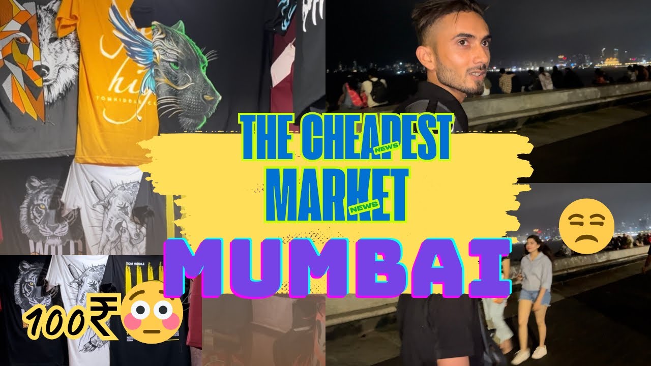 Sabse Sasta Bazaar Mumbai Ka 100₹ 👕 t-shirt, shirt 👔 and Jeans 👖 ￼😳#mumbai 