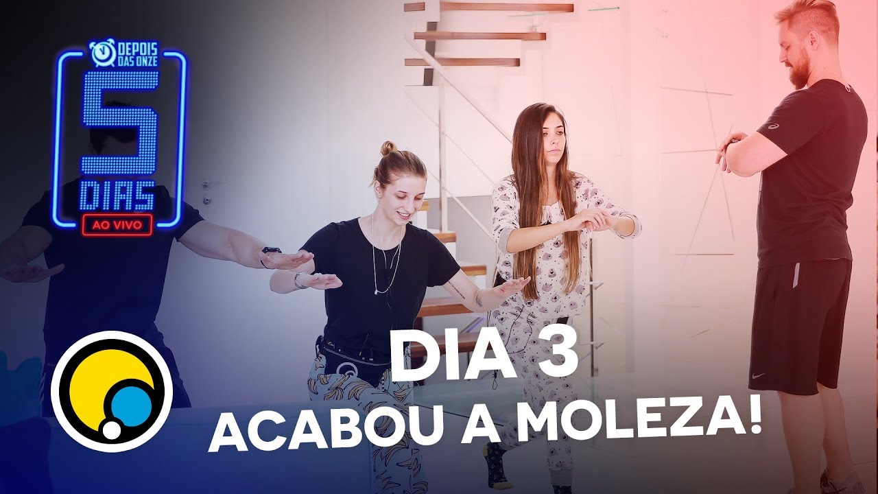 Acordando com os personal trainers no #5DiasAoVivo - Depois das Onze