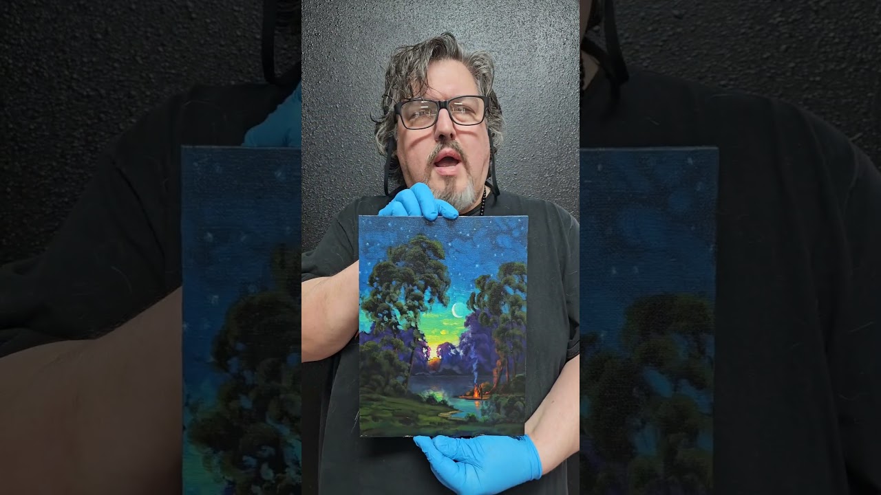 Did I ruin it? I don&rsquo;t think so. Original art oil painting at NatePaint.com