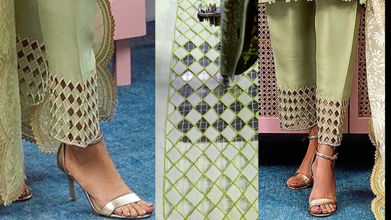 Latest Lawn Trouser  Bottom Design 2023 |  Stylish Sleeves | Daman | Palazzo Poncha  Design