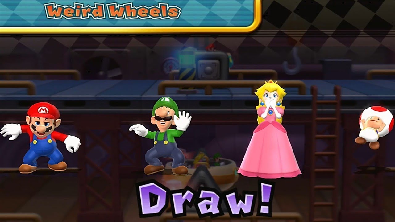 Mario Party 9◆Step It Up (Draw in Weird Wheels)