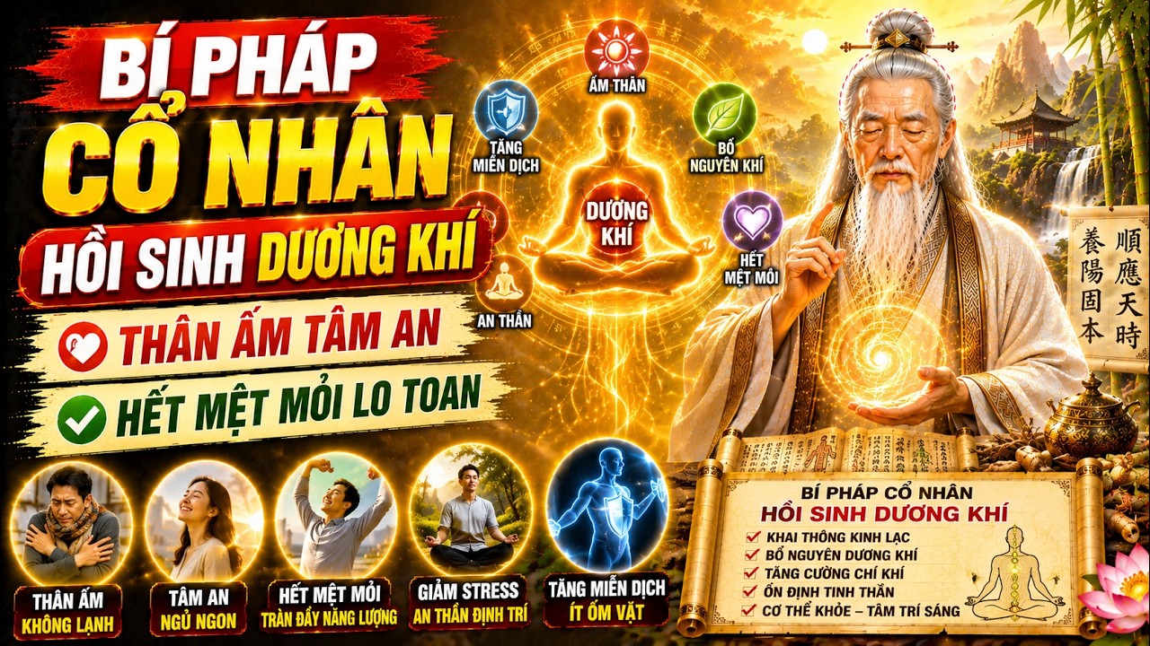 Khám phá 7 bí mật - Hồi sinh dương khí -Tăng cường sức khỏe  Trị bách bệnh–Thân cường tật nhược