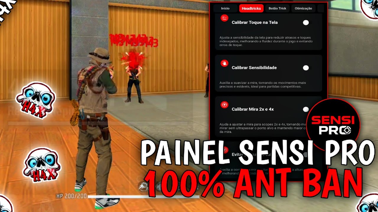 PAINEL SENSI PRO HEADTRICK ANDROID 🤣 NOVO XIT PARA ANDROID 🎯