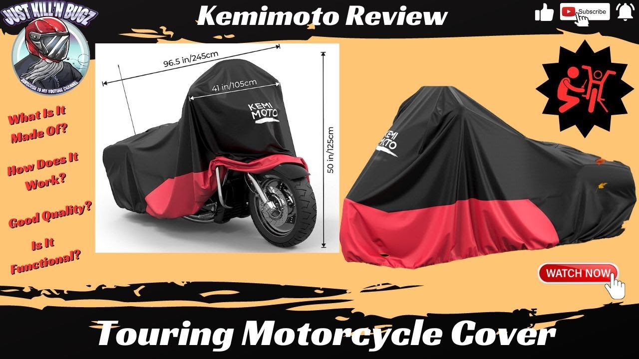 Kemimoto Touring Motorcycle Cover Review