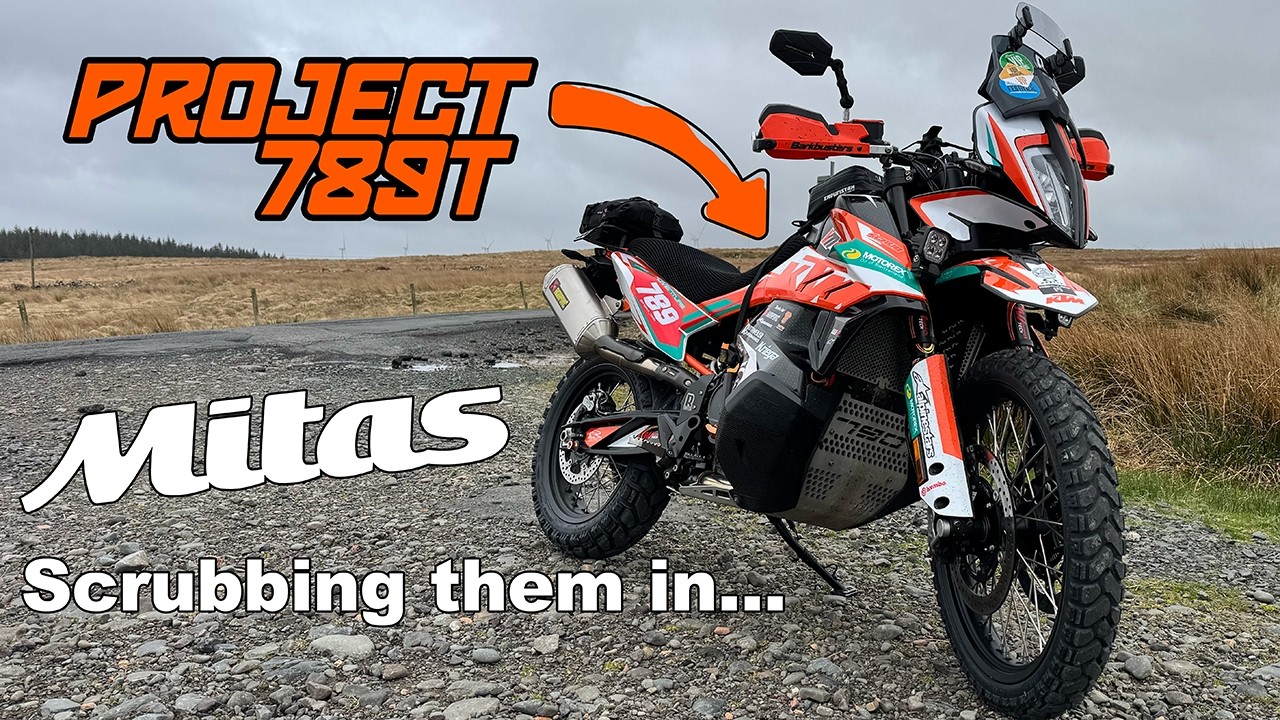How do YOU scrub in new tyres? Mitas Enduro Trail + | Project 789T | KTM 890 Adventure