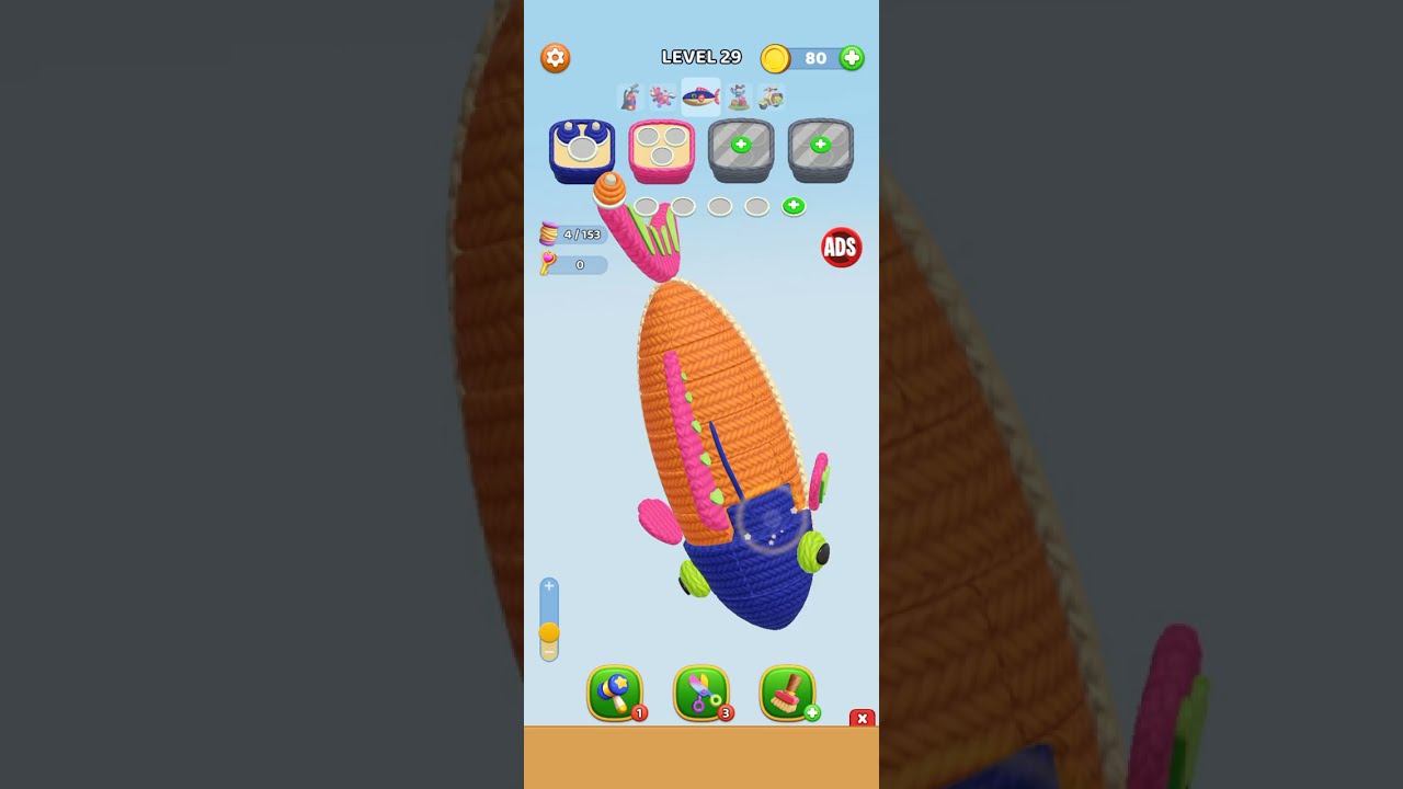 Yarn Fever Level 29 | Game Walkthrough