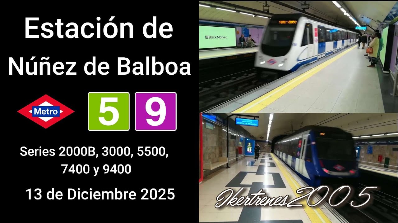 Metro de Madrid | Estación de Núñez de Balboa | Líneas 5 y 9
