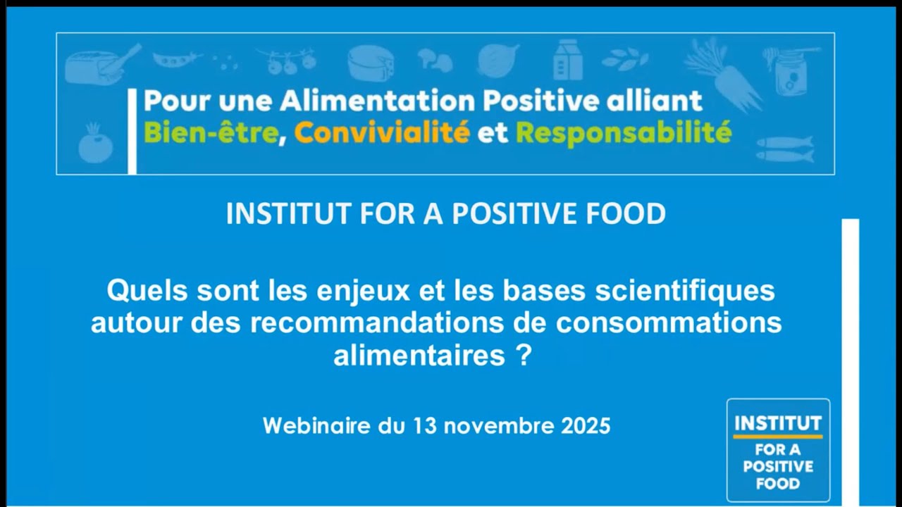 Replay : Enjeux et bases des recommandations de consommations alimentaires
