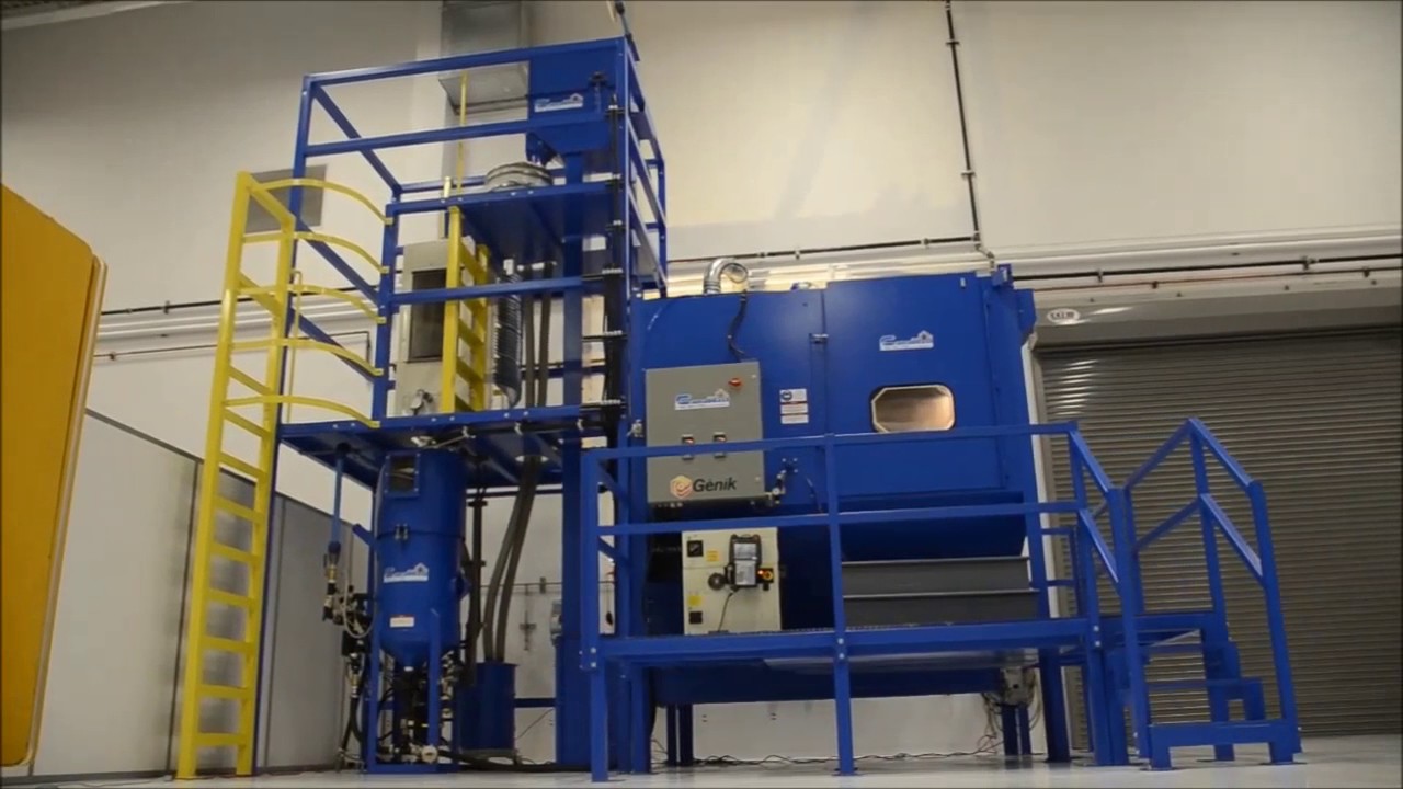 Syst&egrave;me de grenaillage (shot peening) pour l'a&eacute;rospacial (ISTblast)
