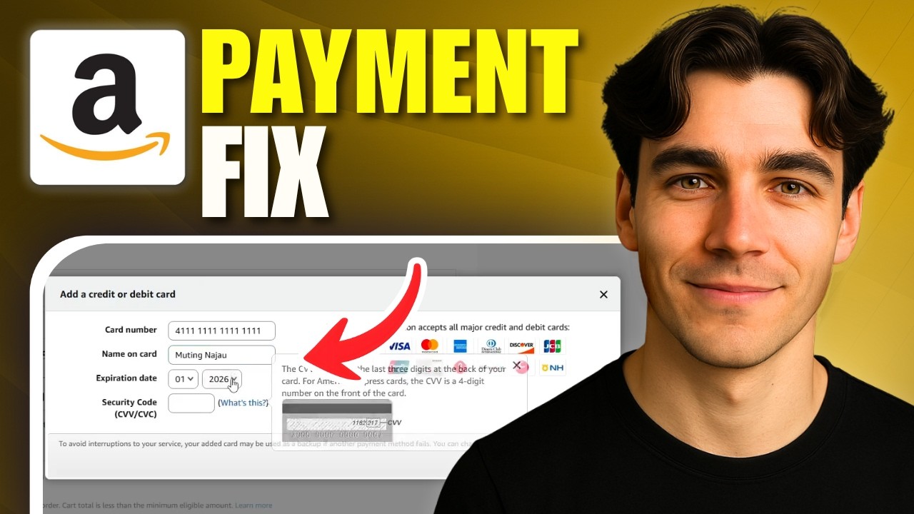How to Fix Amazon Order Payment Declined (Tutorial 2026)