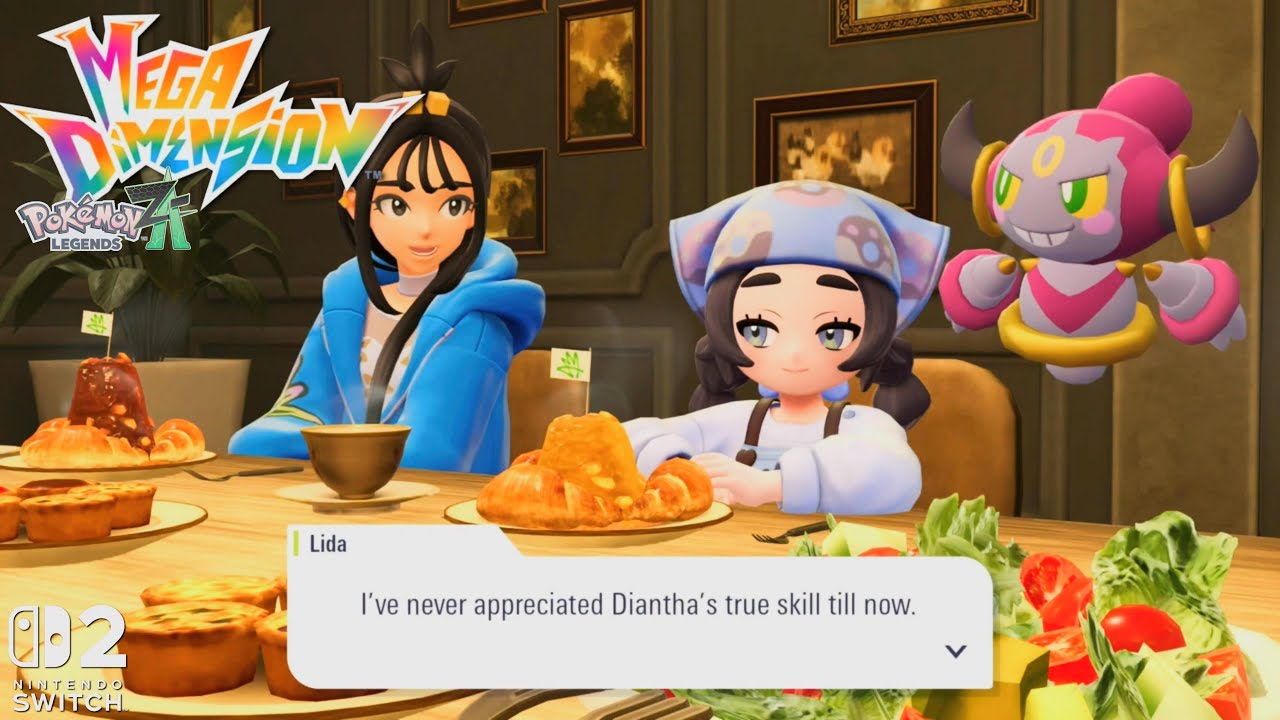 Korrina Find out, Ansha Has Mother Diantha! on Hotel Z - Legends Z-A Mega Dimension