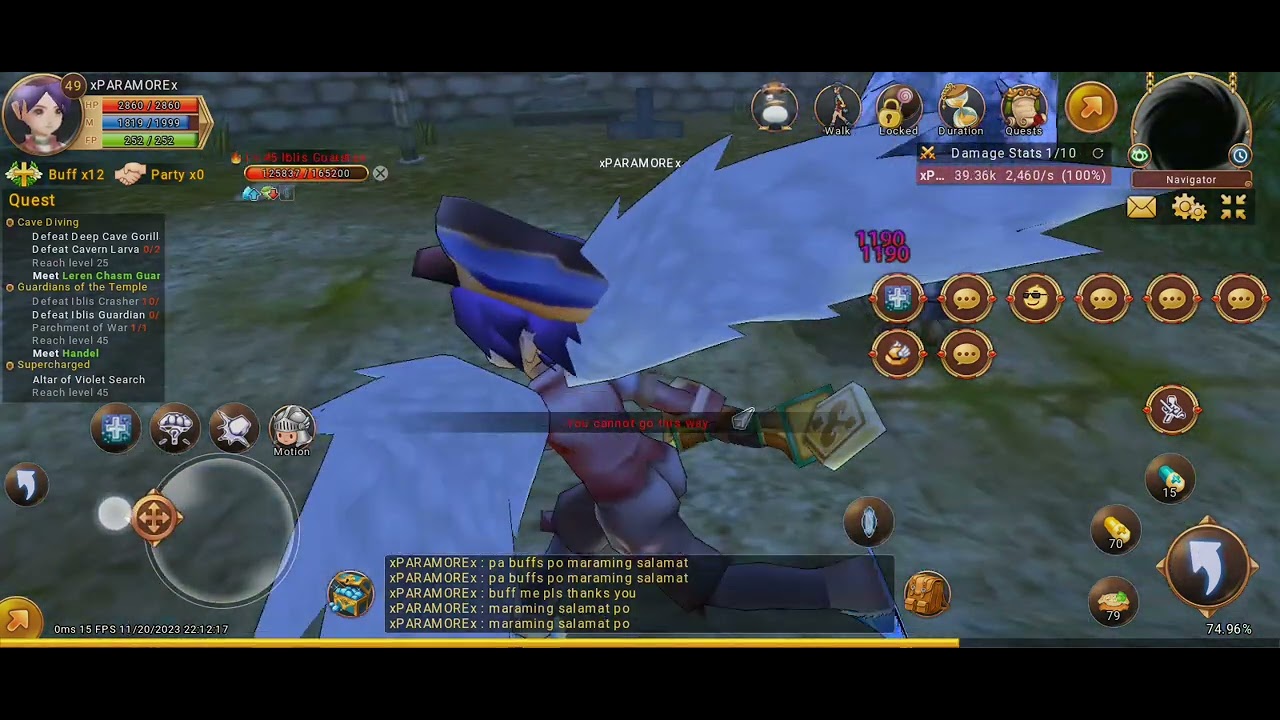 Iblis guardian quest Flyff Universe