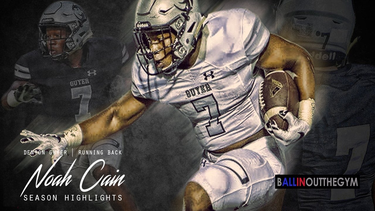 Noah Cain: #1 Sophomore RB in the Nation (2016 Guyer Season Highlights)