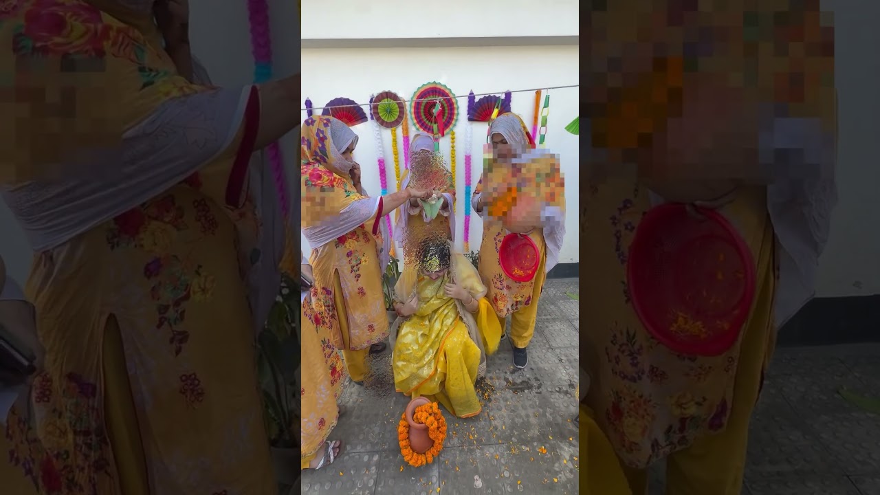 তেলাই✨🪷💛 #ytshorts #desi #rituals #newbride #youtube #blessings #hindisong #funmoments #bengali