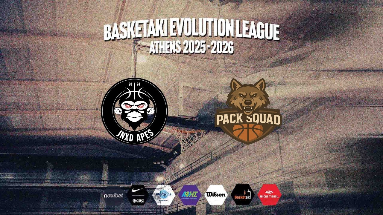 Basketaki The League - Jnxd Apes Vs Pack Squad (29/11/2025)