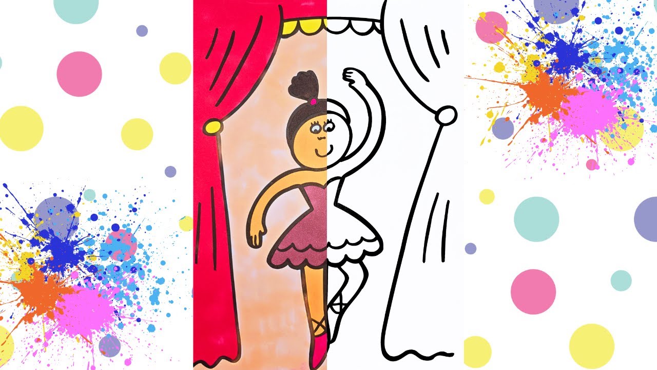 Ballerina Colouring