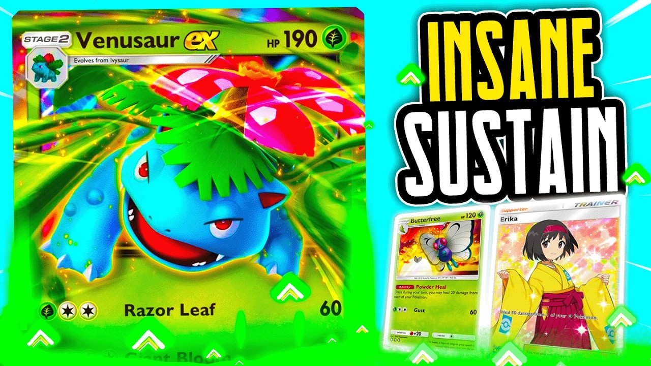 GIGA Healing & Massive Damage! This Butterfree Grass Deck is SO FUN! - Pokemon TCG Pocket Gameplay