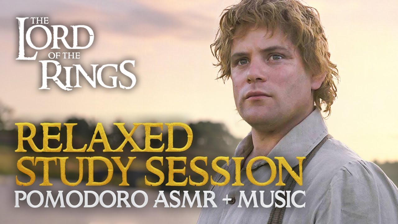 Relaxed LOTR Study Session: from The Shire to Rivendell 🌳📚 Lord of the Rings Pomodoro Timer ASMR
