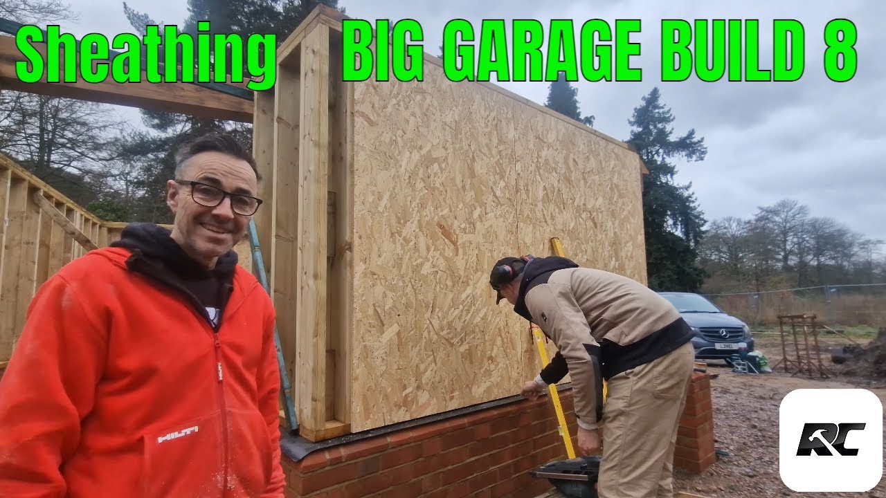 Sheathing&nbsp;install and&nbsp;Batsafe breather&nbsp;membrane