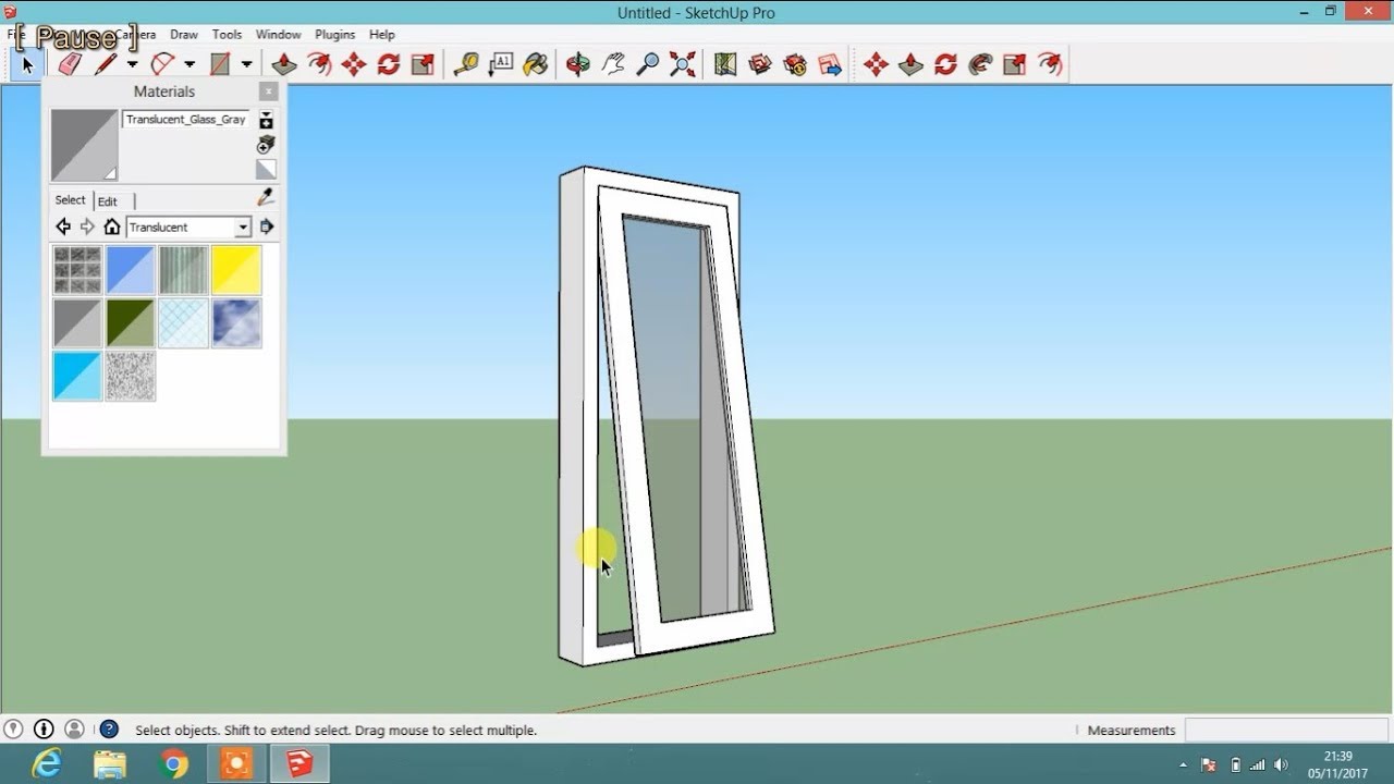 Tutorial Sketchup Membuat Jendela