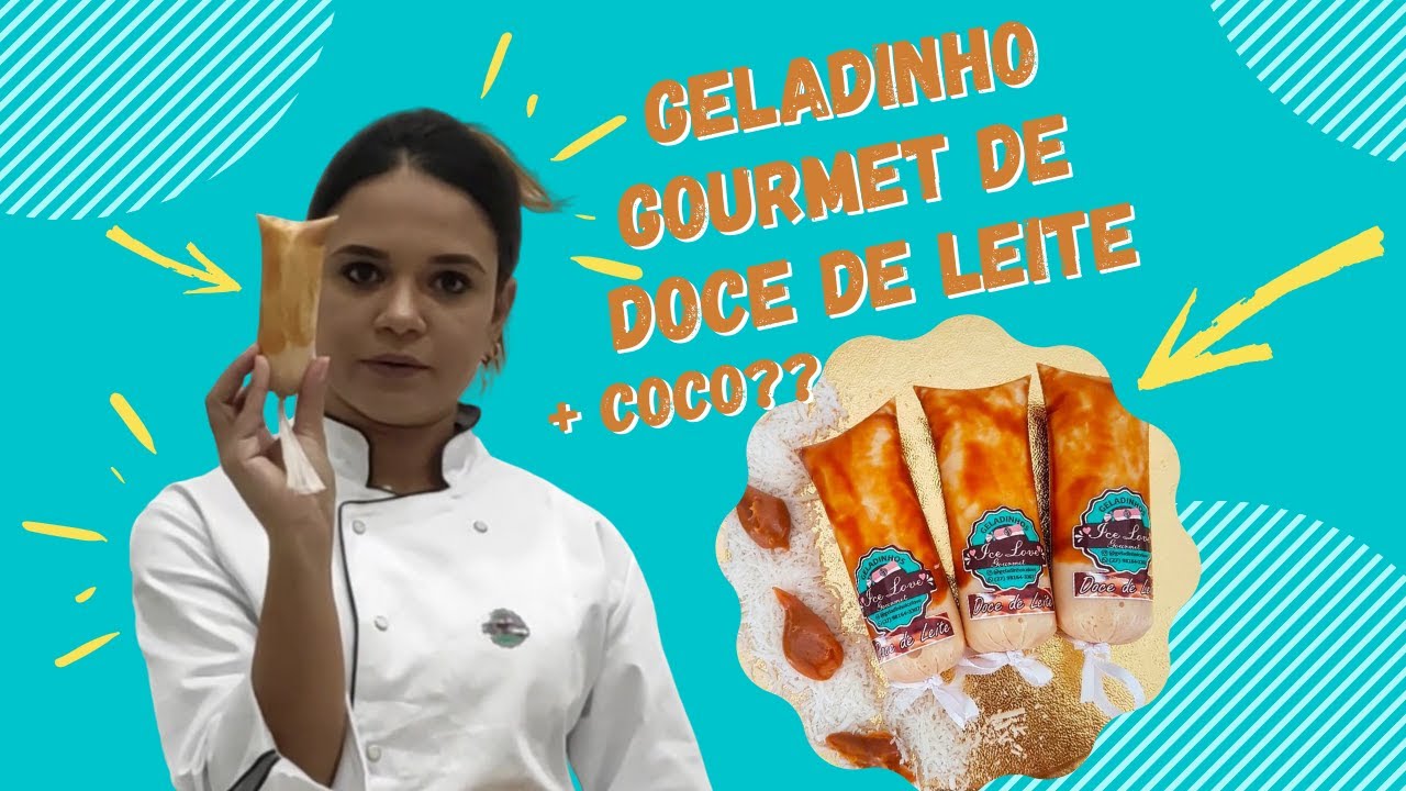 DUAS RECEITAS INCRÍVEIS com 1 ÚNICO INGREDIENTE - GELADINHO GOURMET DE DOCE DE LEITE