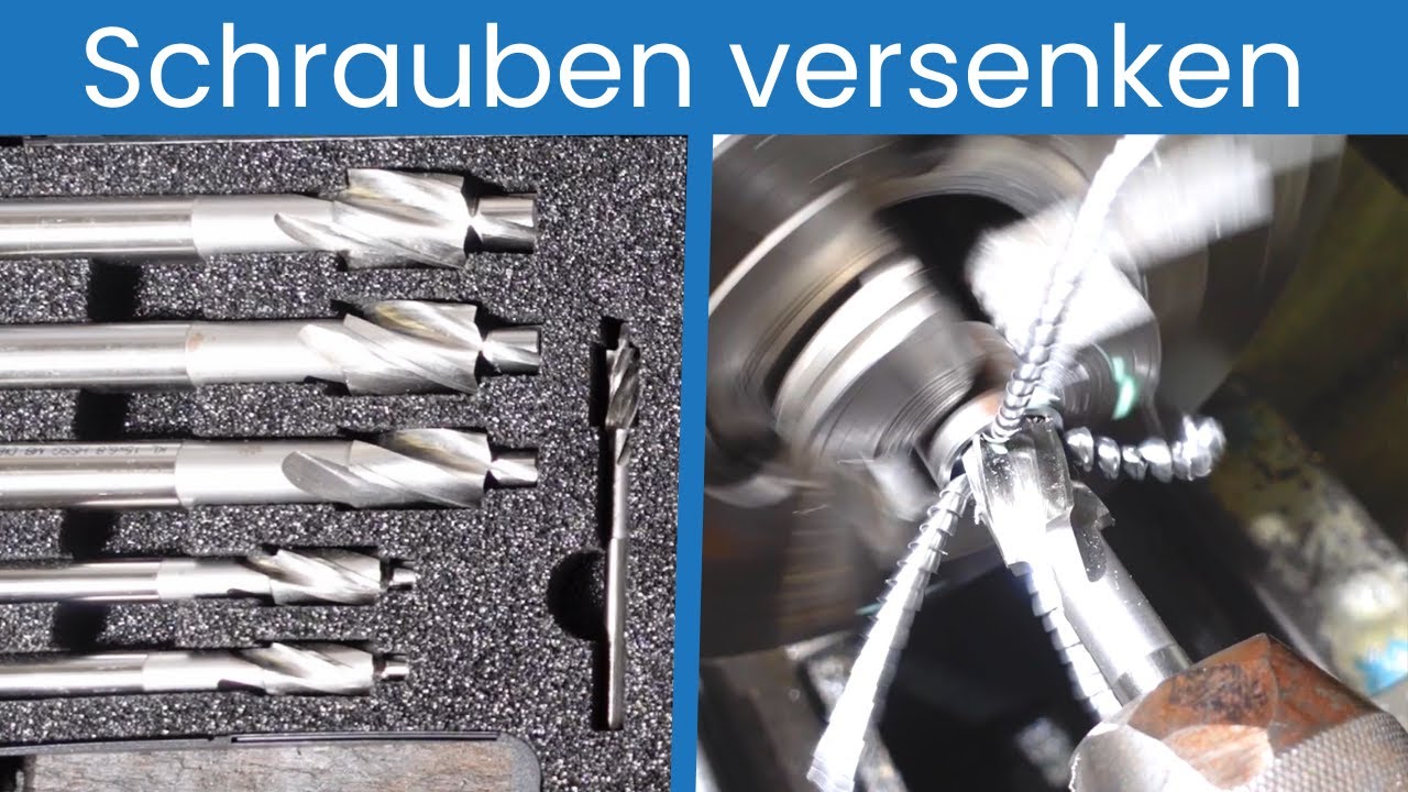 Schrauben richtig versenken - Werkstatttricks