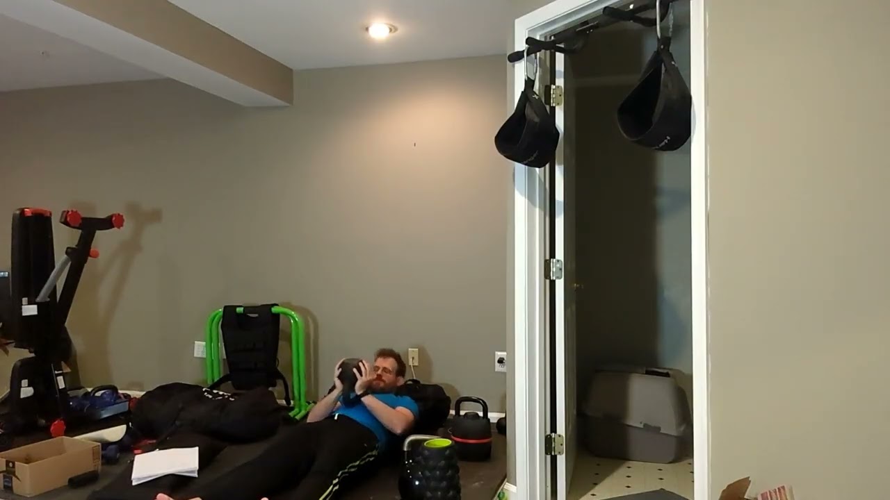 Workout Vlog 500 -  10 RM Testing Part 2 at Home