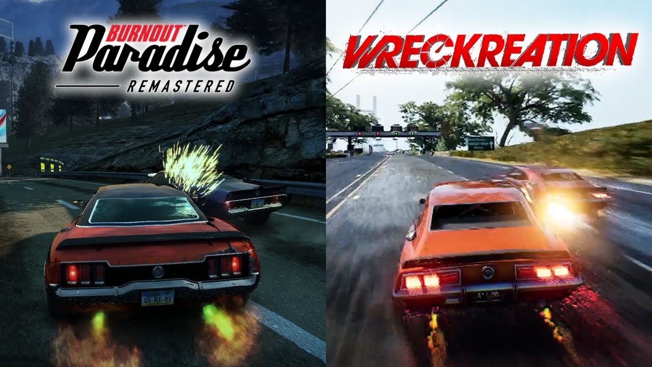 Burnout Paradise vs Wreckreation | Road Rage Comparison