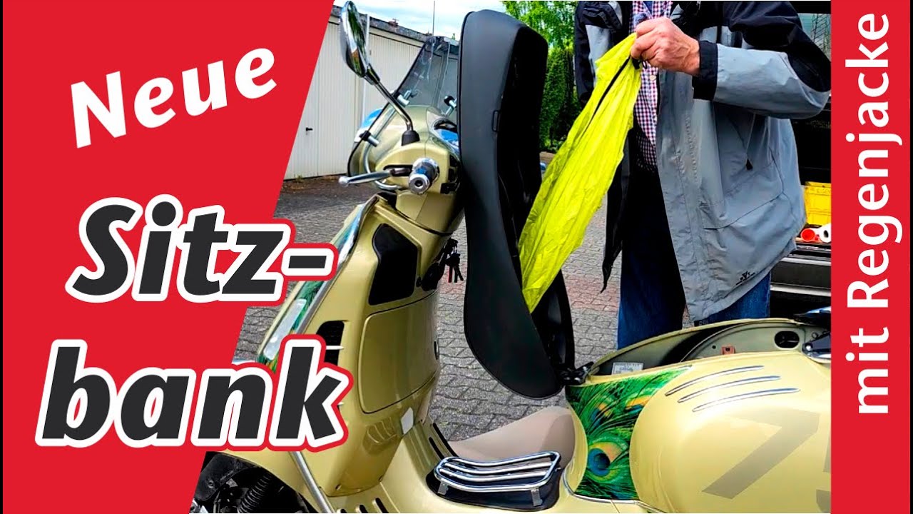 Neue Sitzbank - Sitzbanktausch Vespa GTS 300 hpe