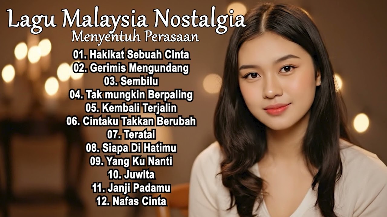 Playlist Lagu Malaysia Nostalgia Legendaris Cover Wanita Menyentuh Perasaan (Slow Rock Melayu)