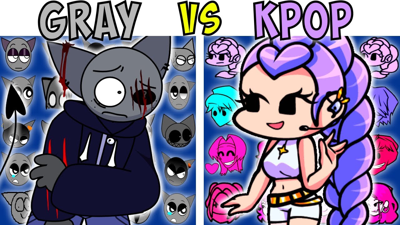 ALL GRAY VS KPOP DEMON HUNTERS TEST | FNF Character Test | Gameplay VS Playground