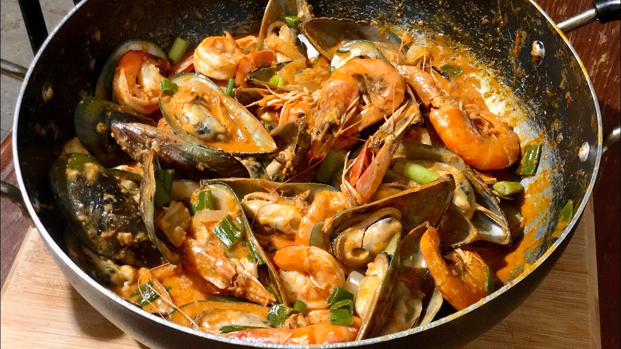 Cambodian SEAFOOD stir fry | COOK WITH ME ♡