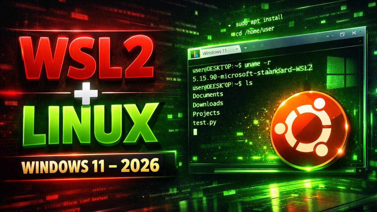 Как установить WSL2 и Linux на Windows 11 (2026)