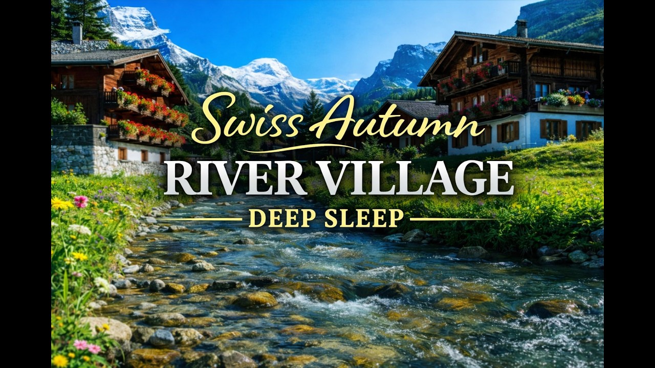 Swiss Autumn River Village | Perfect for deep sleep, relaxation, meditation