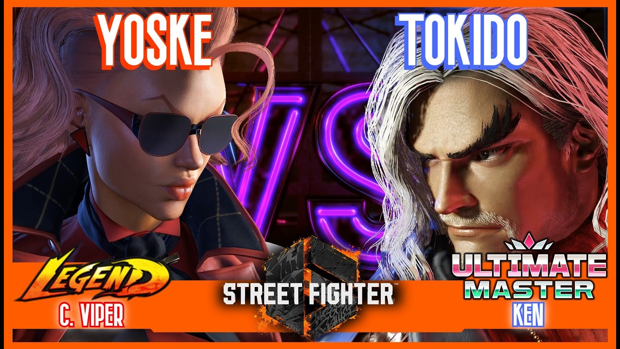 SF6 Match ♦ YOSKE (C. Viper) 🆚 TOKIDO (Ken) ♦ High level matches