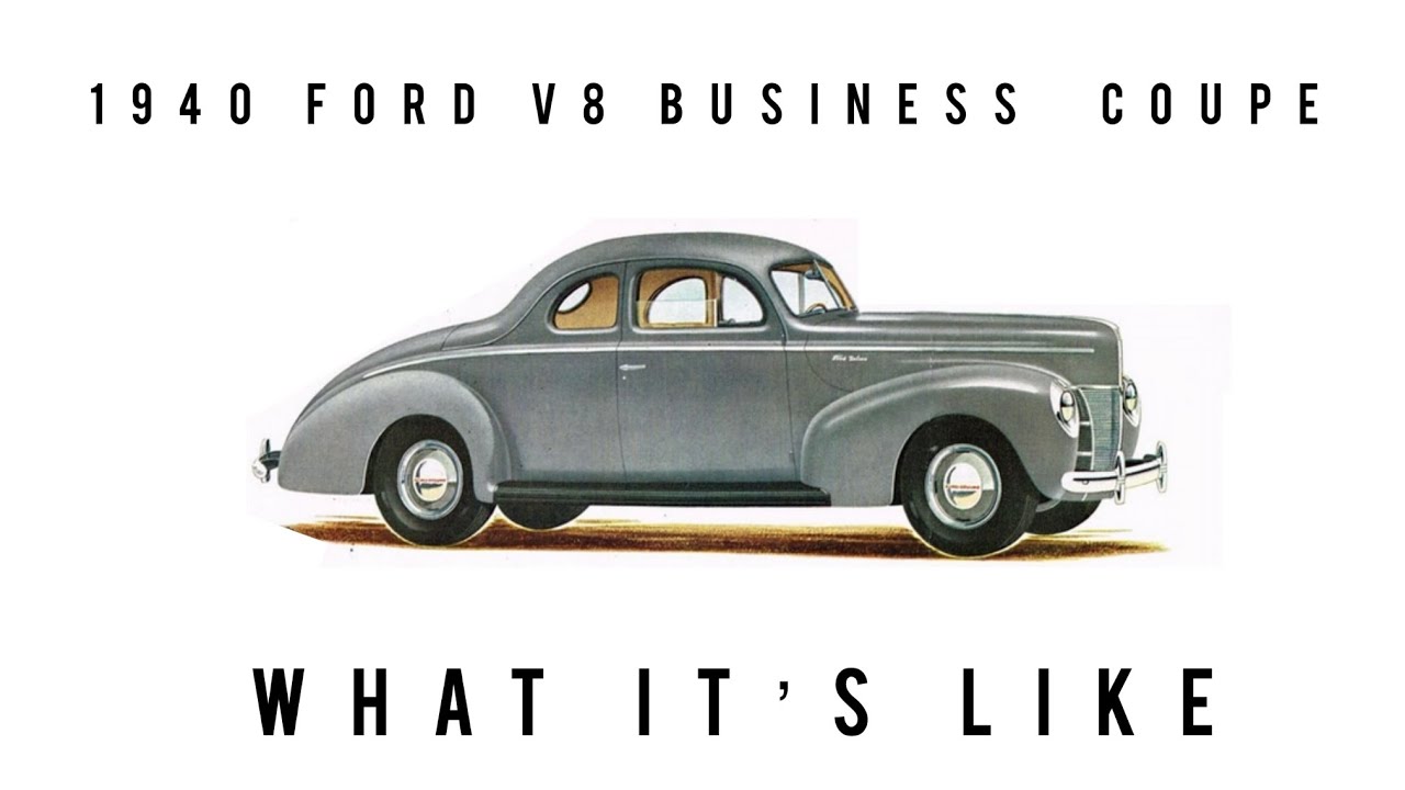 Обзор бизнес-купе Ford Standard 1940 года (Ford V8)