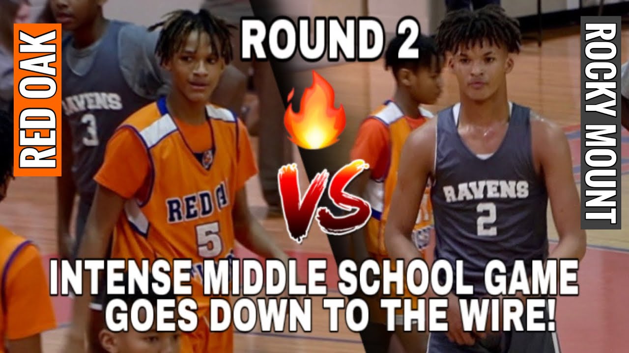 ROUND 2!?! Red Oak Middle vs  Rocky Mount Middle! INTENSE GAME GOES DOWN TO THE WIRE!