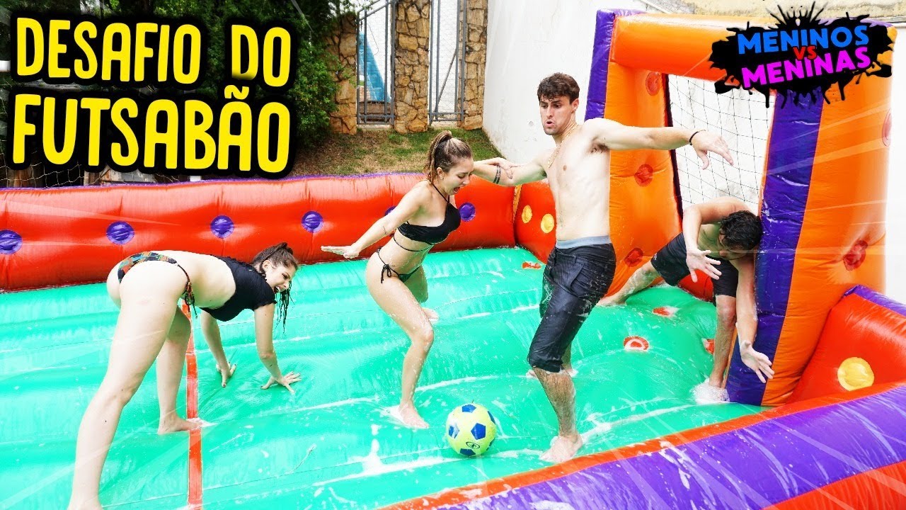 MENINOS VS MENINAS: FUTSABÃO MALUCO!! [ REZENDE EVIL ]