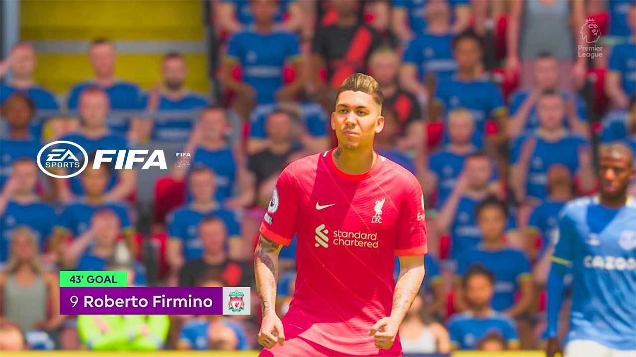 FIFA 22 PC™ | Liverpool vs. Everton ft. Salah, Firmino, Gordon | Premier League 22 | 4K Gameplay