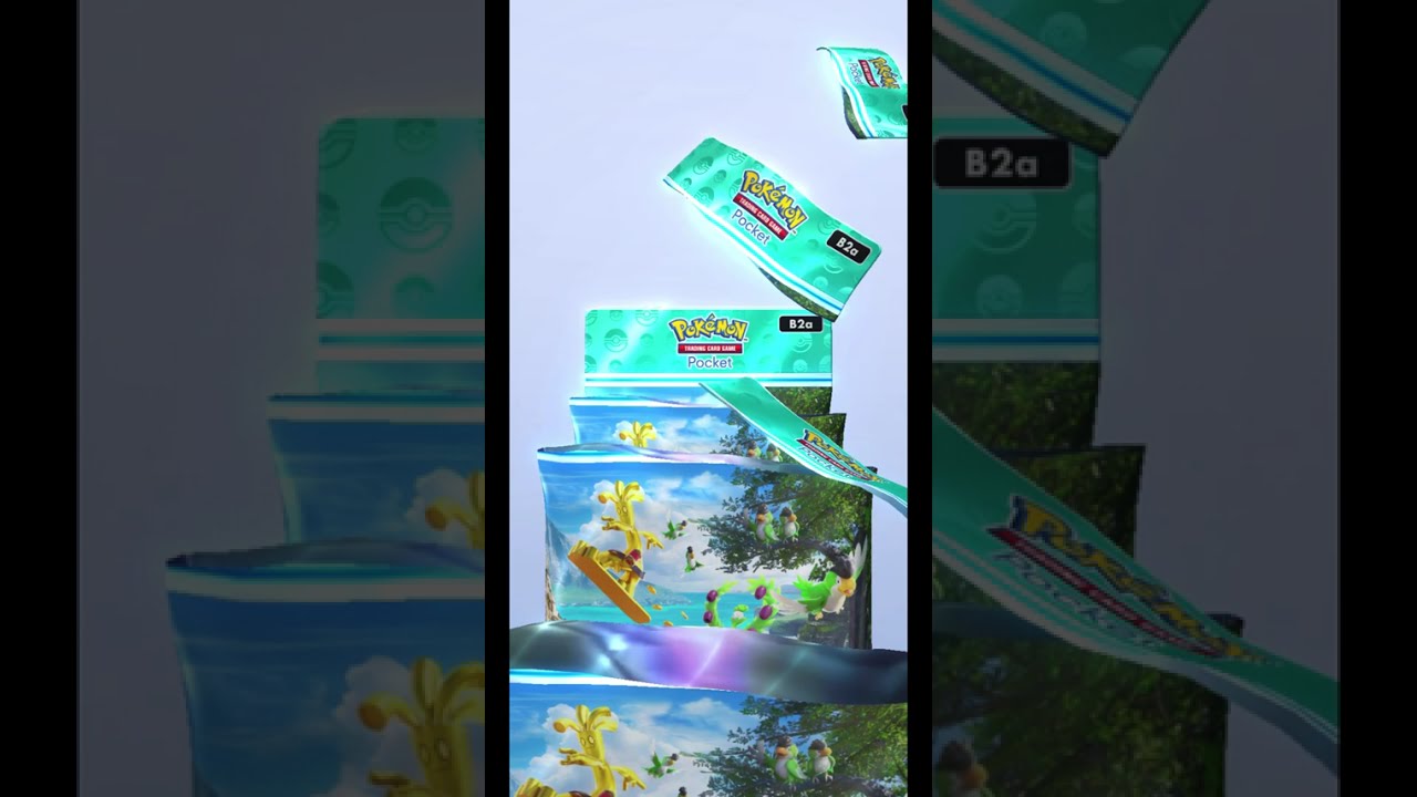 ポケモン　ポケポケ　新パック開封　パルデアワンダー