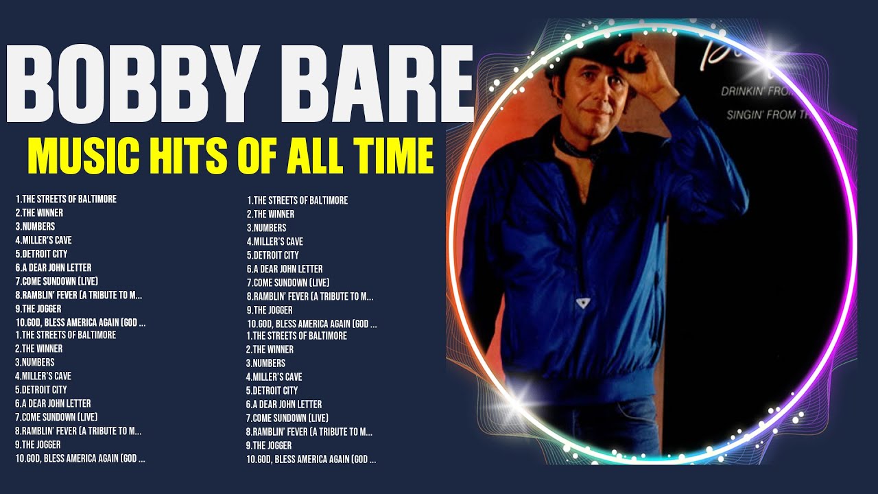 Best of B.o.b.b.y. .B.a.r.e. | 70s 80s 90s Greatest Hits | Top 200 Artists of All Time