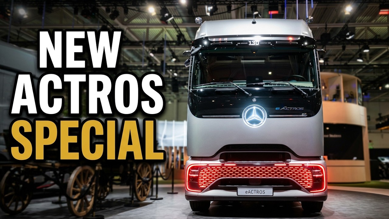 New Mercedes Actros 130 Years Edition Electric Truck First Look