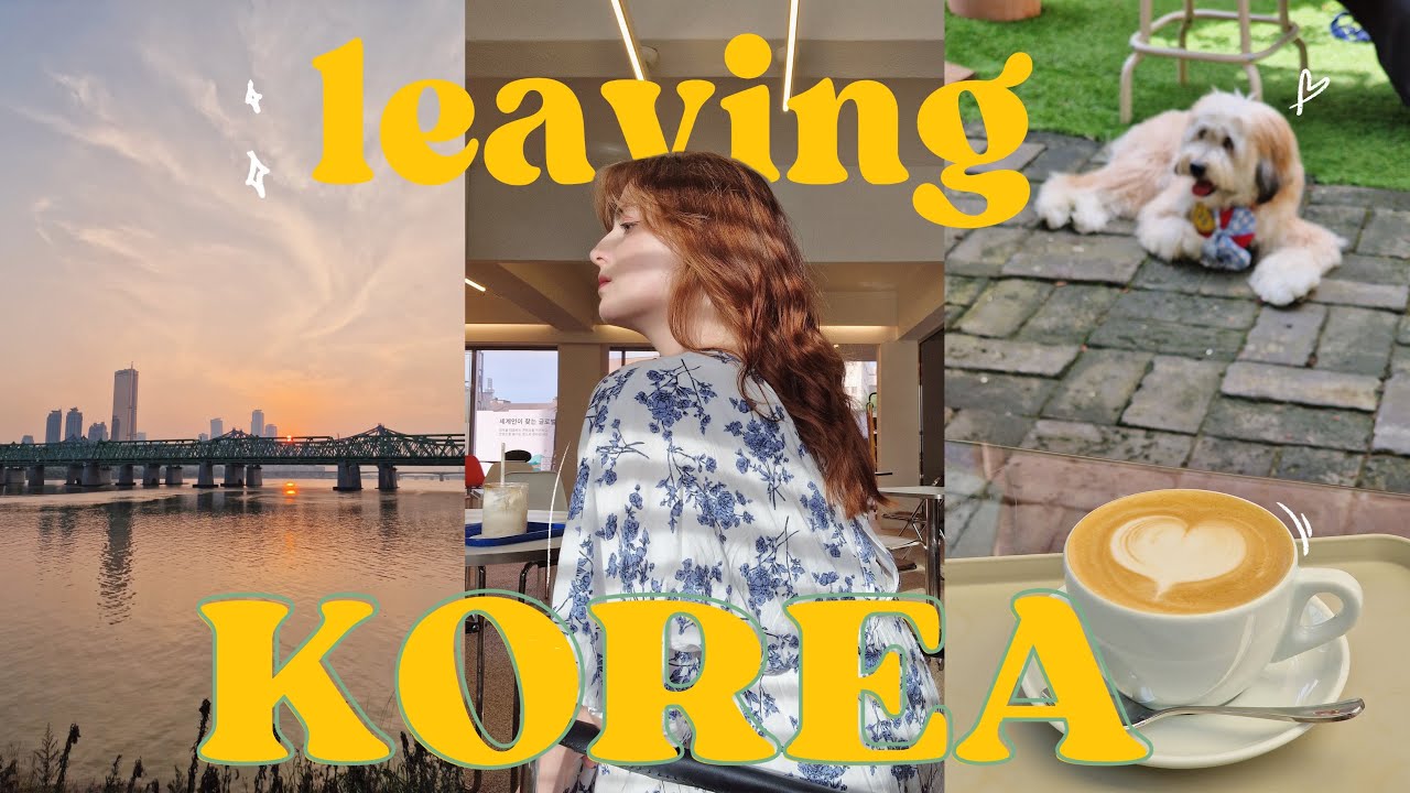 packing up my life in Seoul 😭 bts pilgrimage, sunsets & cosy coffee shops ☕🌅 korea diaries pt. 2
