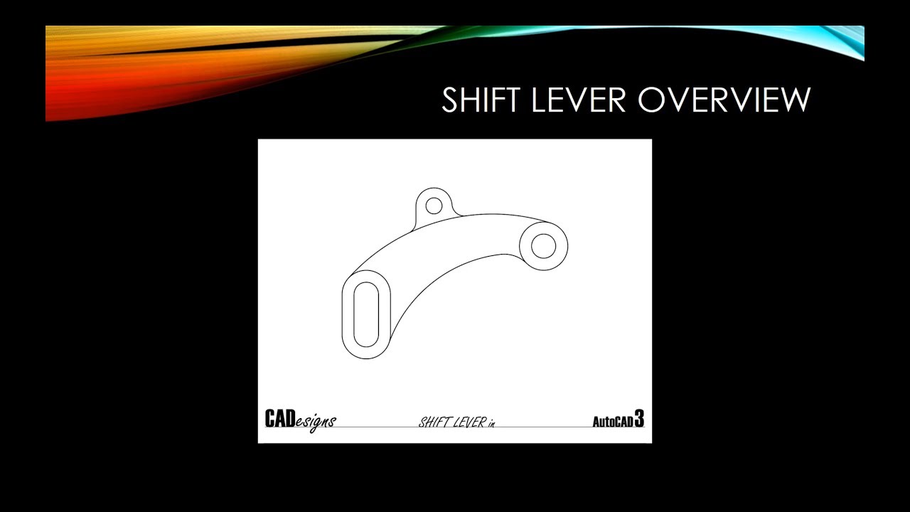 AutoCAD Shift Lever Tutorial