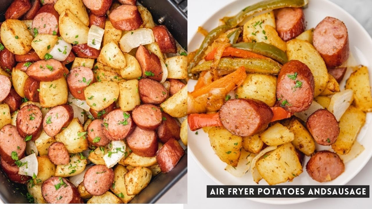 Air Fryer Potatoes and Sausage