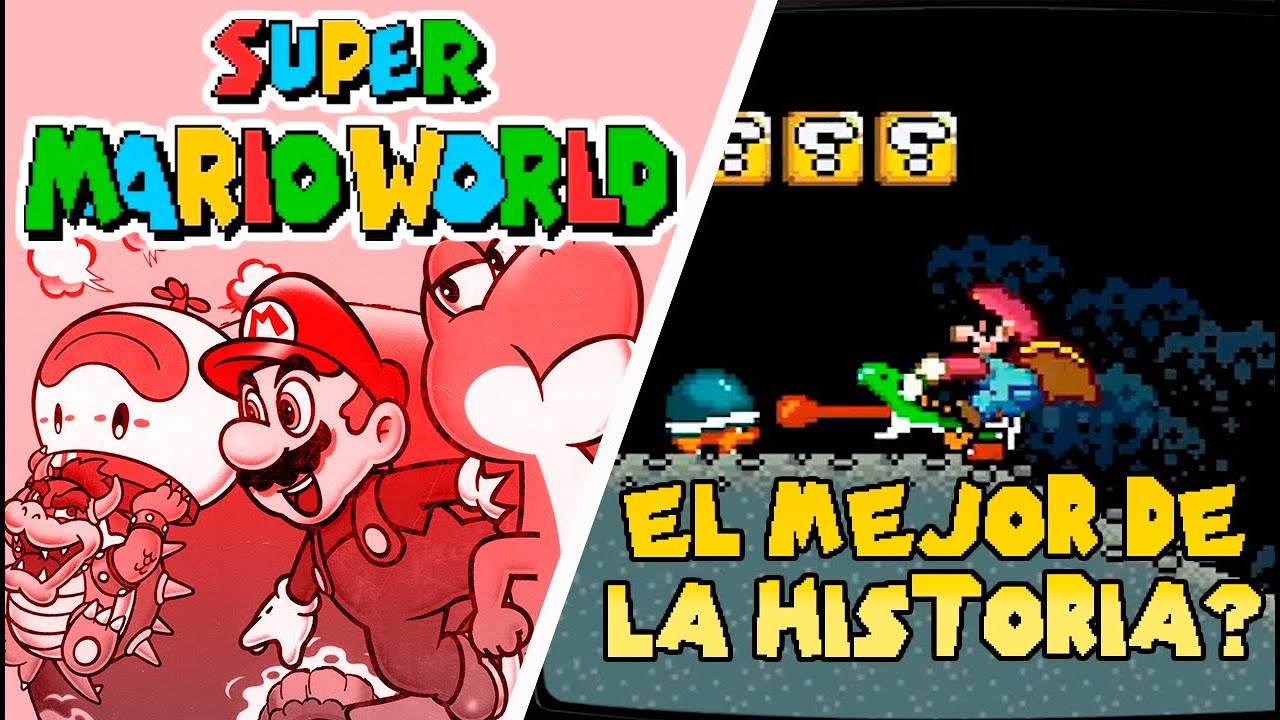 SUPER MARIO WORLD el mejor JUEGO de plataformas | CURIOSIDADES SUPER MARIO WORLD SUPER NINTENDO